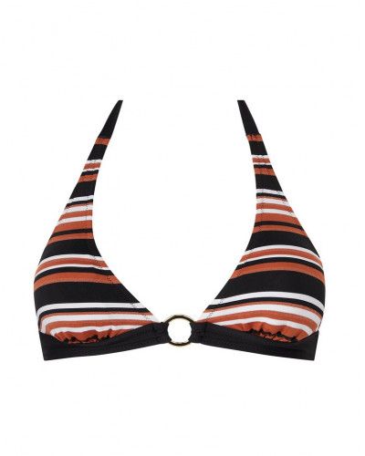 Bath foam triangle bra Antigel L'Antigel Globe (Auburn Rayé)