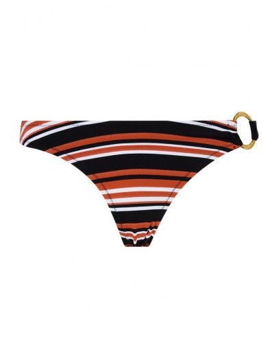 High waist bath tanga Antigel L'Antigel Globe (Auburn Rayé)