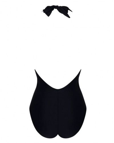 One-piece swimming costume support swimsuit Antigel L'Antigel Globe (Auburn Rayé)