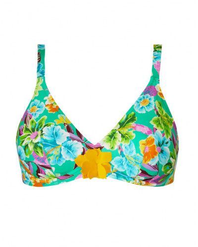 Soutien-gorge de bain armatures triangle Antigel La Feminissima (Vert Emeraude)