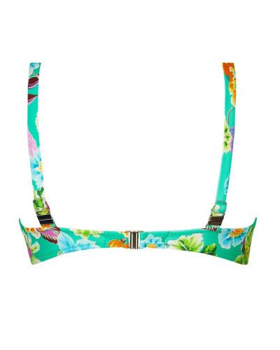 Underwired triangle bath bra Antigel La Feminissima (Vert Emeraude)