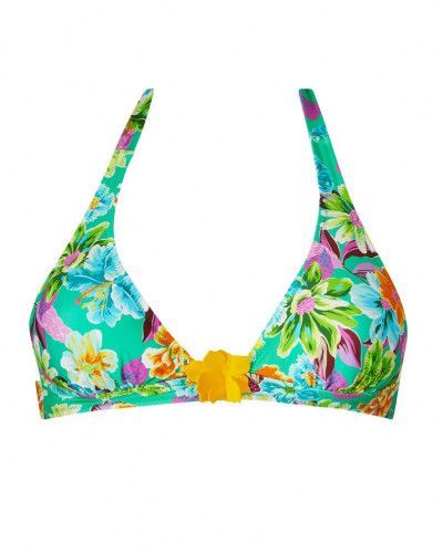 Bath foam triangle bra Antigel La Feminissima (Vert Emeraude)