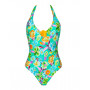One-piece support swimsuit Antigel La Feminissima (Vert Emeraude)