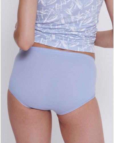 Midi Brief Sloggi Basic + (Pack of 3) (Noir/lilas/blanc)