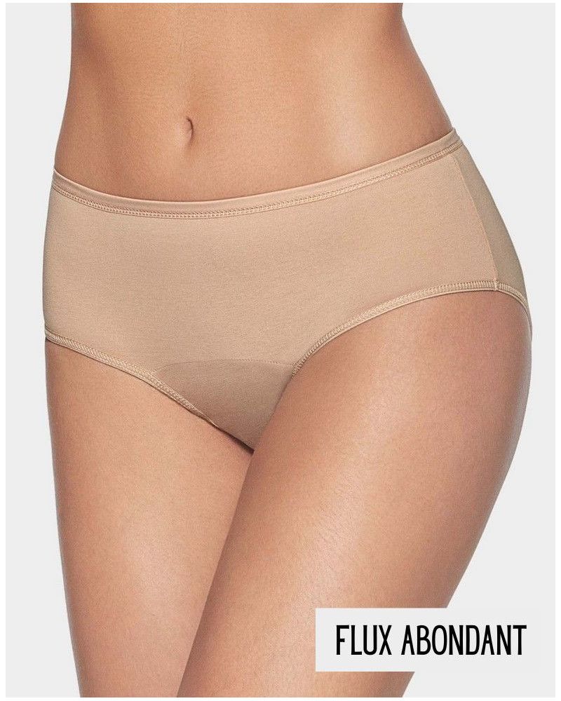 Calzoncillo menstrual cintura alta  Ecocycle Period Impetus (Beige)