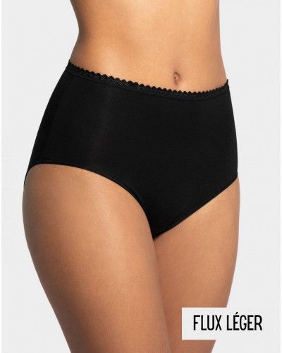 Braga menstruale cintura alta Impetus Ecocycle Daily (Negro)