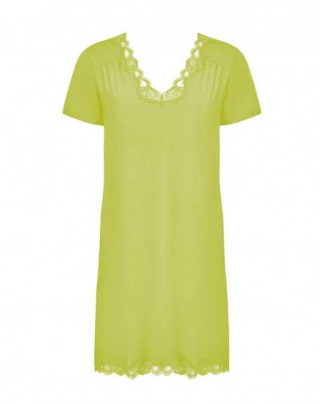 Nightdress short sleeve Antigel Simply Perfect (Vert Granny)