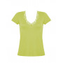 T-shirt manches courtes Antigel Simply Perfect (Vert Granny)