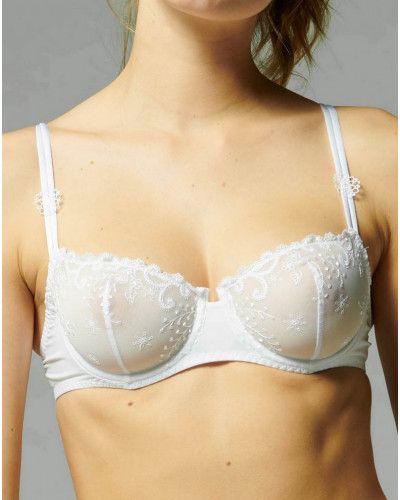 Demi cup bra Simone Pérèle Délice (White)