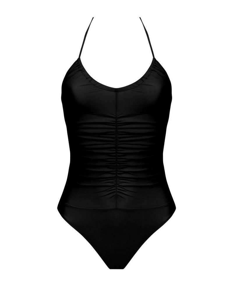 One-piece swimsuit support Antigel La Jet-Setteuse (Black)