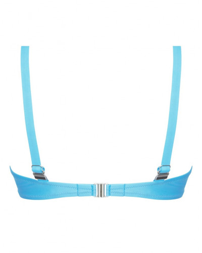 Soutien-gorge de bain armatures triangle Antigel La Jet-Setteuse (Turquoise)