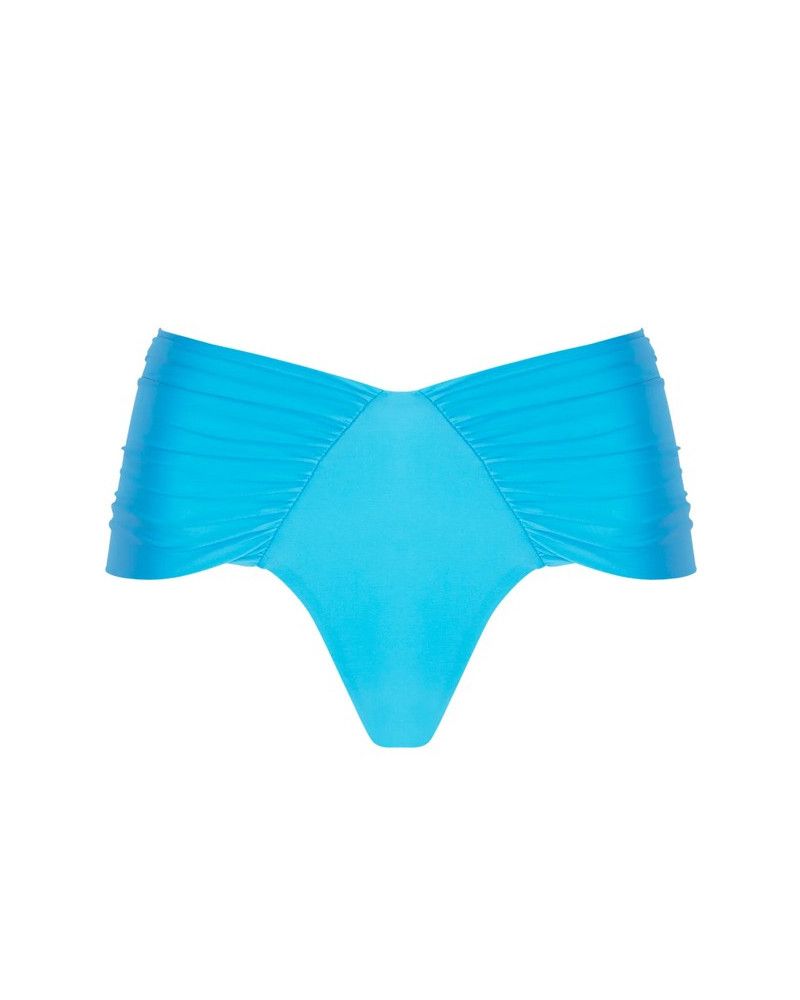 Shorty de bain Antigel La Jet-Setteuse (Turquoise)