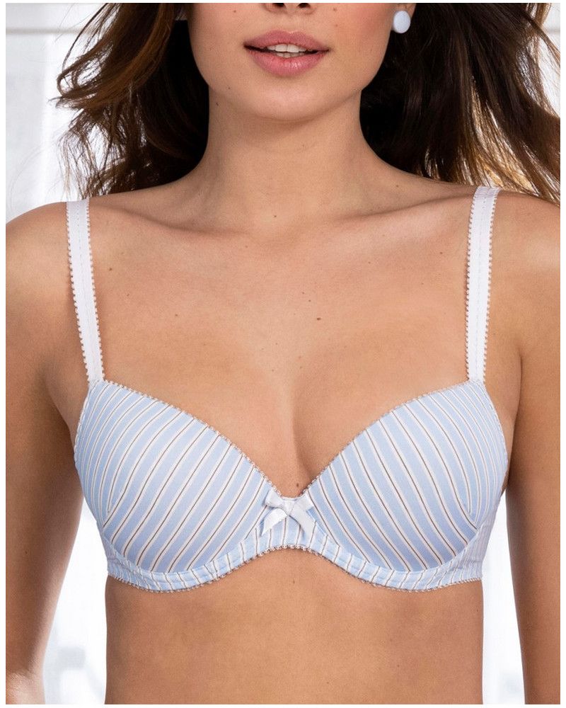 Padded bra Antigel Un Brin Garçonne (Bleu Liquette)