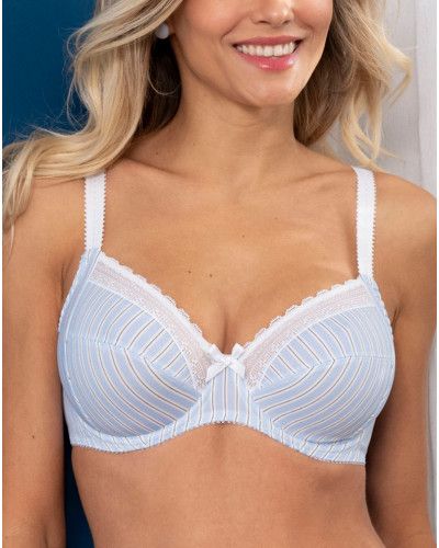 Soutien-gorge armatures bien-être Antigel Un Brin Garçonne (Bleu Liquette)