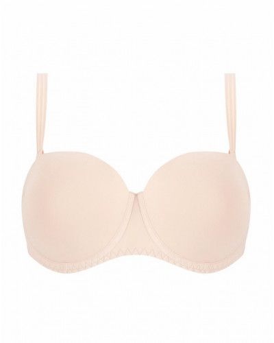 Deep cup strapless bra Antigel New Apesanteur (Magnolia)
