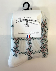 Chaussettes femme Maison Broussaud Les Tremieres (Blanchi)
