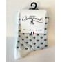 Women socks Maison Broussaud La Capitonnee (Ecru)