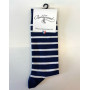 Men socks Maison Broussaud La Marinière (Ardoise/Bleu)