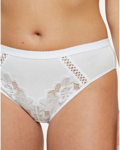 Brief Sans Complexe Coton d'arum (White)