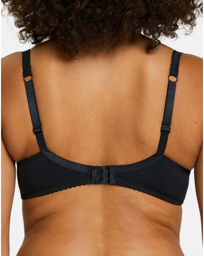 Soutien-gorge emboîtant Sans Complexe Coton d'arum (Noir)