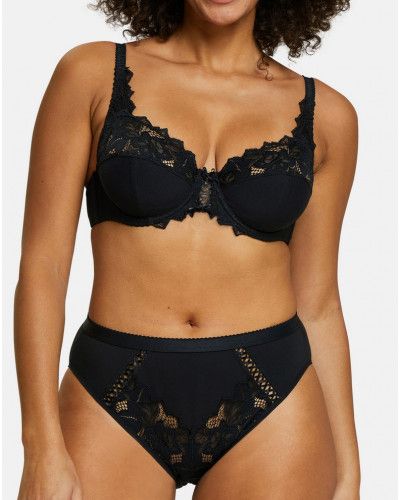 Soutien-gorge emboîtant Sans Complexe Coton d'arum (Noir)
