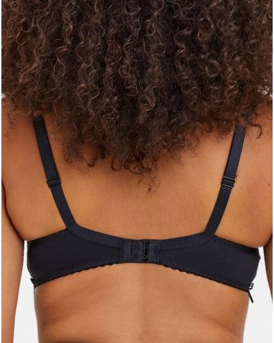 Soutien-gorge sans armature Dentelle Plus Sans Complexe Coton d'arum (Noir)