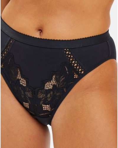 Slip Sans Complexe Coton d'arum (Noir)