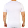 T-shirt col V 100% coton jersey mercerisé Louis Mariner (Blanc)