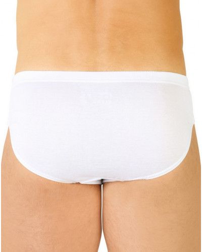 Calzoncillos de cintura baja 100% algodón jersey mercerizado Jules Mariner (Blanco)