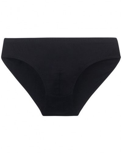 Slip taille basse 100% coton jersey mercerisé Jules Mariner (Noir)