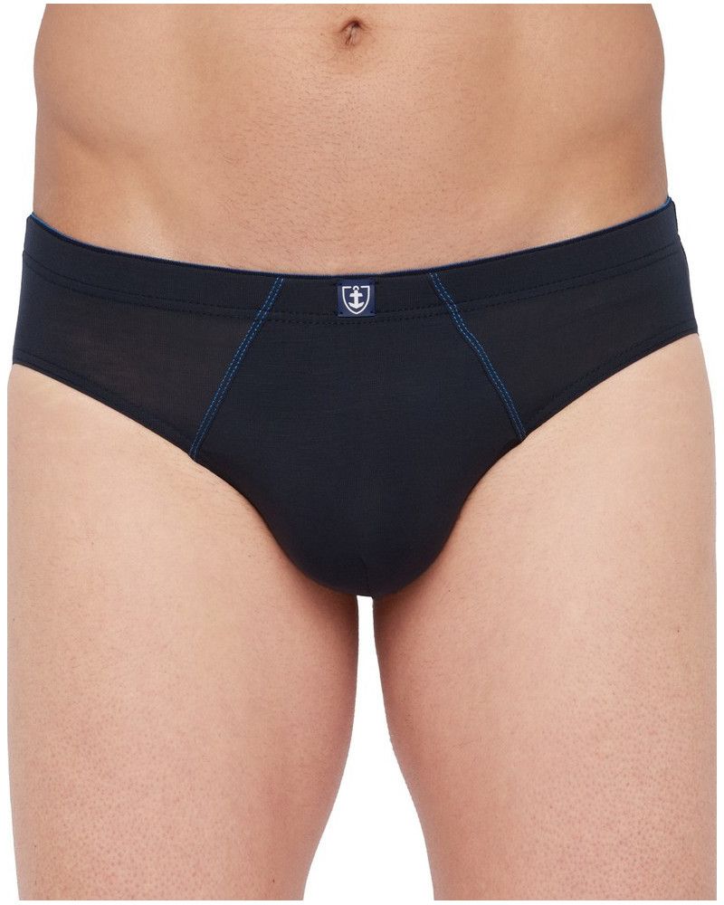 Low-rise Tencel Mariner brief (Navy)