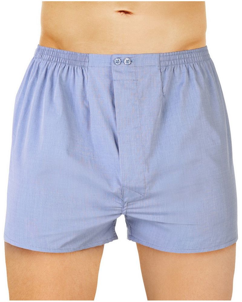 Calzoncillos abiertos Mariner Essential en 100% algodón de tafetán (Bleu)