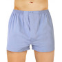 Open boxer shorts Mariner Essential in 100% cotton plain weave (Bleu)