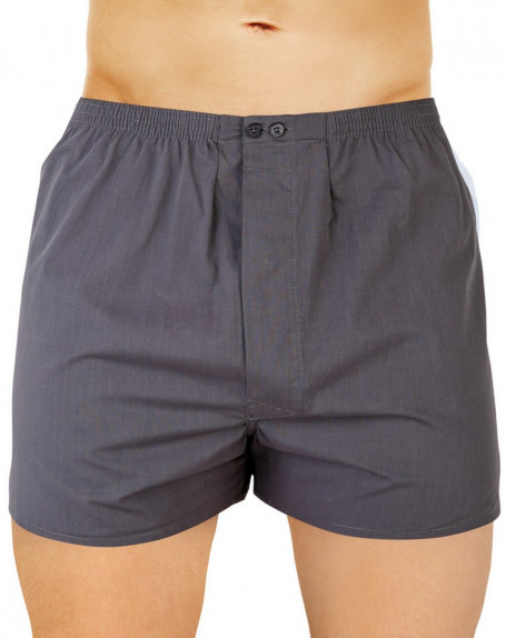 Open boxer shorts Mariner Essential in 100% cotton plain weave (Platine)