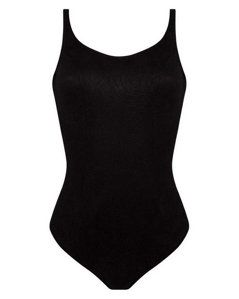 Underwired one-piece swimsuit Antigel La Muse Des Vagues (Black)