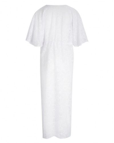 Kimono long Antigel La Muse Dentelle (Blanc)