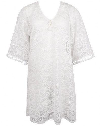Beach tunic Antigel La Muse Dentelle (White)