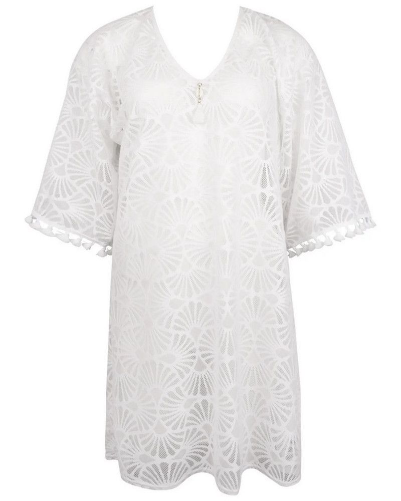 Beach tunic Antigel La Muse Dentelle (White)