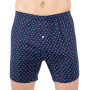 Pantalones cortos estampados 100% algodón jersey mercerizado Mariner (Marine)