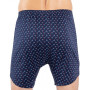 Pantalones cortos estampados 100% algodón jersey mercerizado Mariner (Marine)