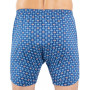 Printed floaty shorts 100% mercerized jersey cotton Mariner (Bleu)
