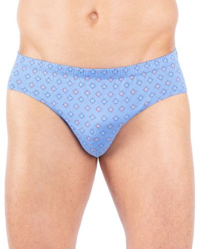 Pack de 2 slips de tiro bajo en 100% algodón jersey mercerizado Mariner (Marine/Ciel)