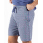 Pijama corto 100% jersey de algodón Mariner (Denim)