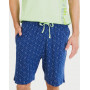 Pijama corto Massana de hombre estampado verde 100% Algodón (Multicolor)