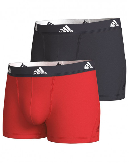 Paquete de 2 Boxers Adidas Active Flex Cotton (Rouge/Noir)