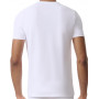 Lot de 3 t-shirts col V 100% coton Adidas (Blanc)