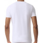 Lot de 3 t-shirts col V 100% coton Adidas (Gris/Blanc/Noir)
