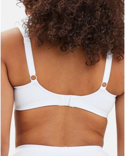 Sans Complexe Jeanne wireless bra in organic cotton (White)