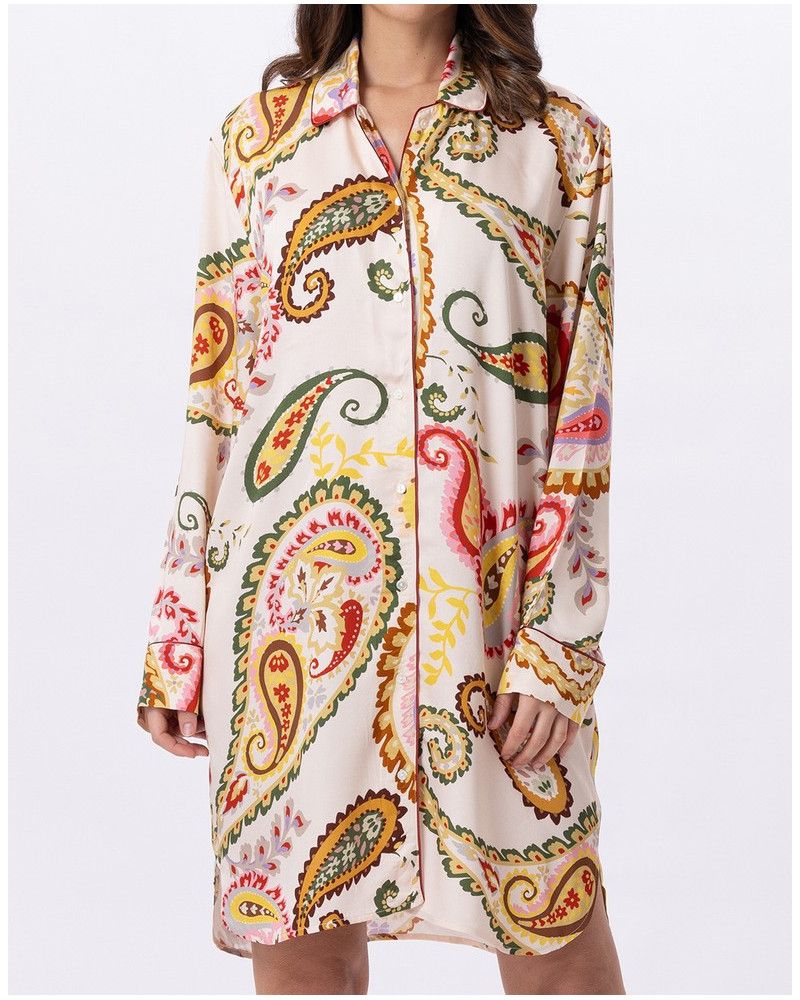 Camisone chaîne et trame Le Chat Allegra (Multicolor)