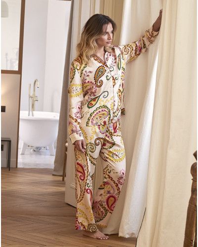 Pajamas chaîne et trame Le Chat Allegra (Multicolour)